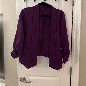 Purple blazer